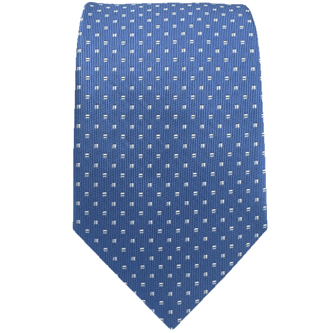 Shlax&Wing Design Dots Neckties For Men Grey Blue Silk Mens Tie Business Classic